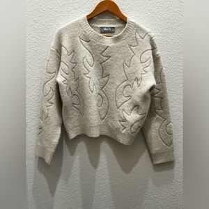 Black Ice Cream Sweater - Women's Crew Neck